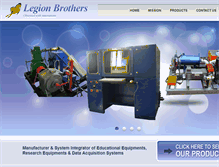 Tablet Screenshot of legionbrothers.com